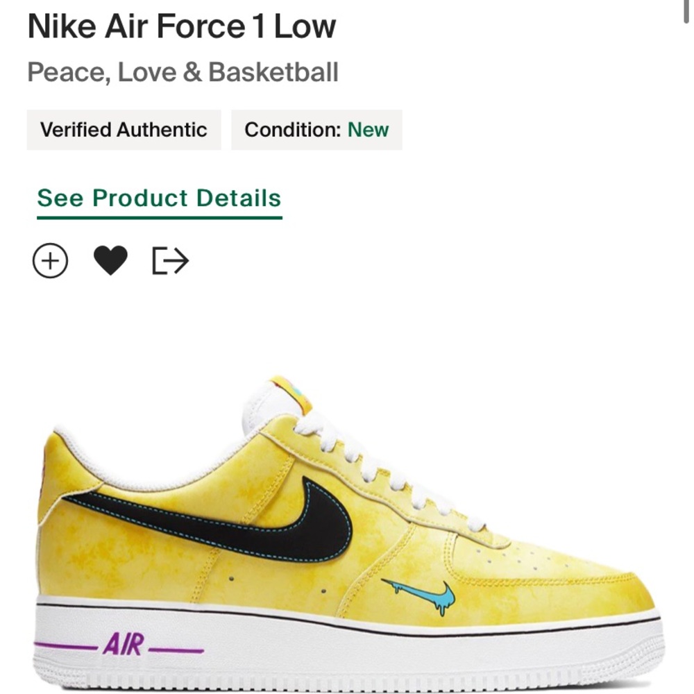 AIR FORCE 1- yellow